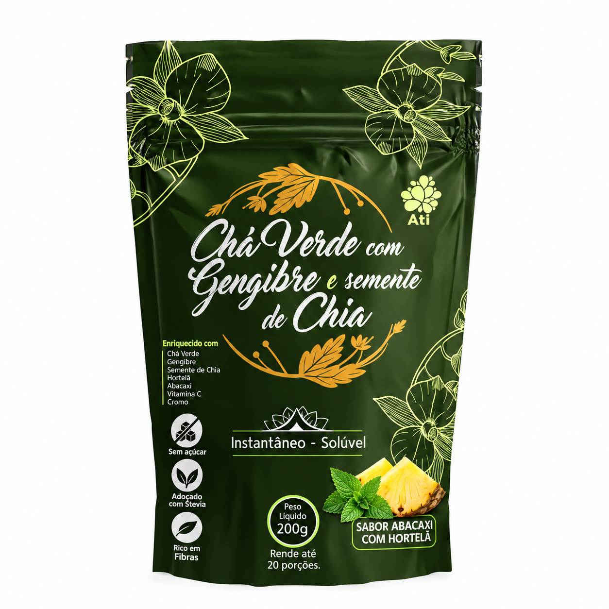 Atlantica Natural Chá Verde - 200G